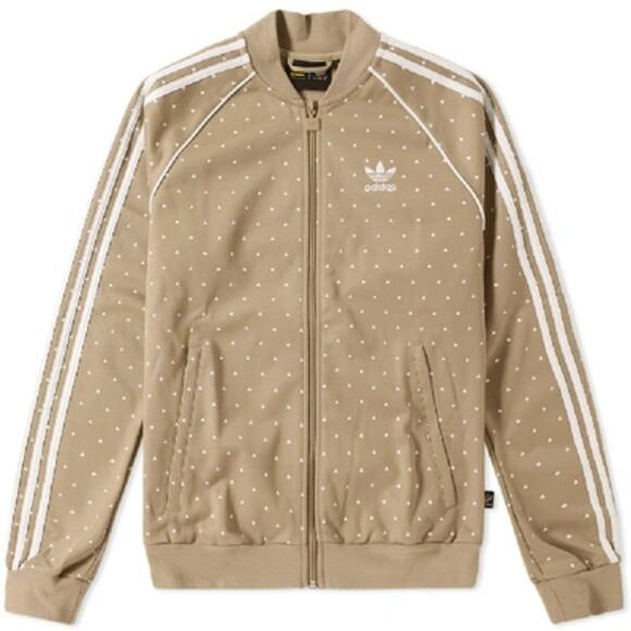 Pharrell Williams × Adidas HU Hiking Track Jacket and Pants Set Tan Large Medium - Picture 3 of 15